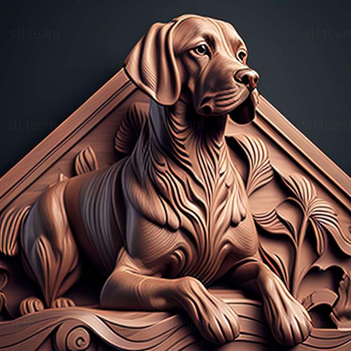 3D модель Харриер собака (STL)